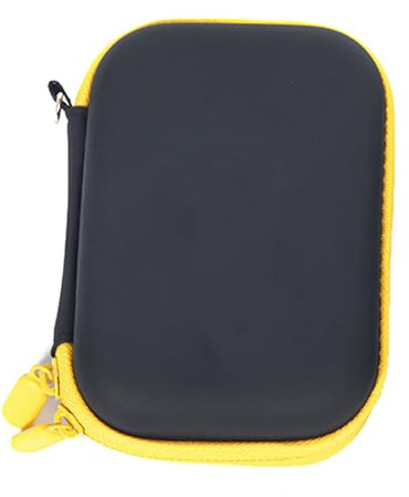 Camera Storage Bag PU Leather Organiser for Small Camera Case Hard Shell Case for Headsets Cable Organiser