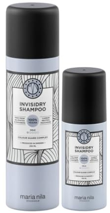 Invisidry Shampoo Set - Trockenshampoo 250 ml + 100 ml | Veganes & sulfatfreies Trocken-Shampoo für frisches Haar ohne Rückstände | CO₂-kompensierte Verpackung