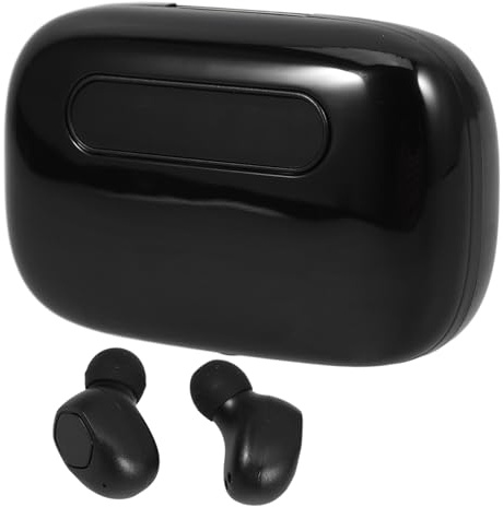 SMASOLO Écouteurs sans Fil 50 Étanches avec Affichage LED de Bruit Surround Contrôle Tactile Charge sans Fil Portable Confort Ergonomique Noir