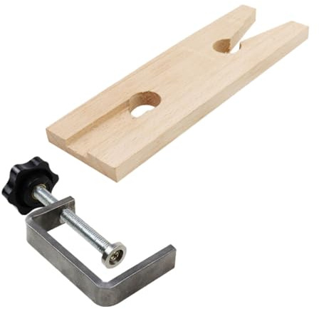 OHPHCALL Woodworking Clips Tool Kit Wood Canting Table Clamp Firm Jewelry Fixing Tool for Woodwork Benches Router Tables with Stable High-Hardness Rod and Use Design