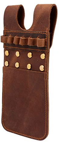 Inzopo Archery Arrow Quiver Archery Leather Side Quiver Belt Pouch/Waist Bag Design