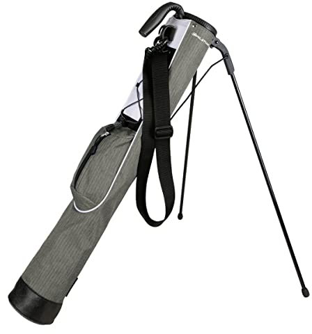 Orlimar Pitch 'n Putt Leichte Golftasche mit Ständer, für Damen und Herren, kariert, Rauchgrau (Poly Smoke Gray)