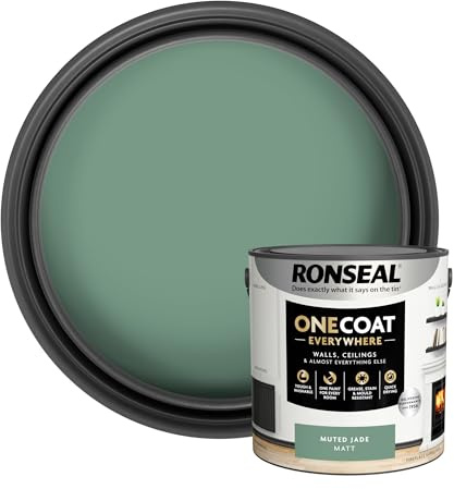 Ronseal One Coat Everywhere Matt Paint 2.5L Muted Jade