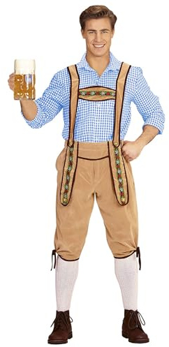W WIDMANN MILANO Party Fashion - Costume Bavarois, pantalon traditionnel, fête de la bière, fête populaire, carnaval