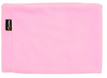 Lupa Barn handgjord dubbelskikt fleece halsvärmare – barn halsvärmare för pojkar och flickor – fleece halsdamask för vintern, Rosa, L