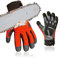 Vgo... Guantes Motosierra Anti-corte Touchscreen,12-capa de protección en ambas Manos, Guantes Trabajo Seguridad de cuero de vaca, 1Par (CA9760CS)