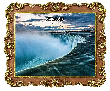 Kühlschrankmagnet Niagara Fall New York State USA 3D Reise Souvenir Kühlschrank Dekoration Magnetischer Aufkleber Craft Collection