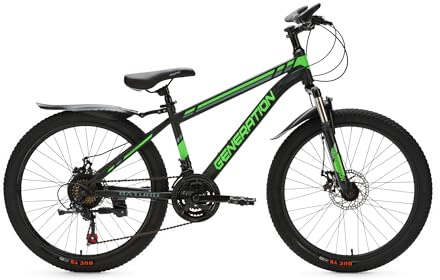 Generation Baturo Mountainbike 24-Zoll - Grün - Schutzbleche