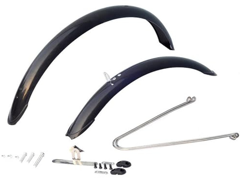 Harilla Mountainbike-Schutzbleche Fahrrad-Schmutzschutz 20 Zoll Vollabdeckung Radschutz Schutz gegen Spritzwasser Staub Radfahren Set
