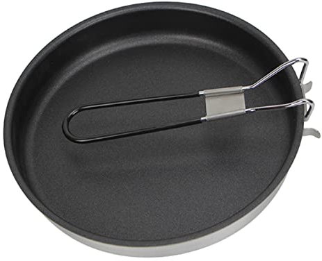 TOPBATHY Antihaft-bratpfanne Verschleißfest Tragbar Camping-pfanne Multifunktionale Aluminiumlegierung