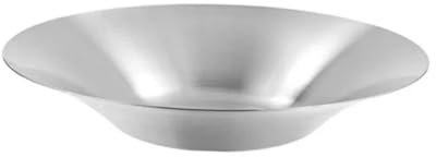 ASAKKURA 27 Cm Runder Pastateller-design Servierteller Aus Edelstahl Für Zuhause Küche Restaurant