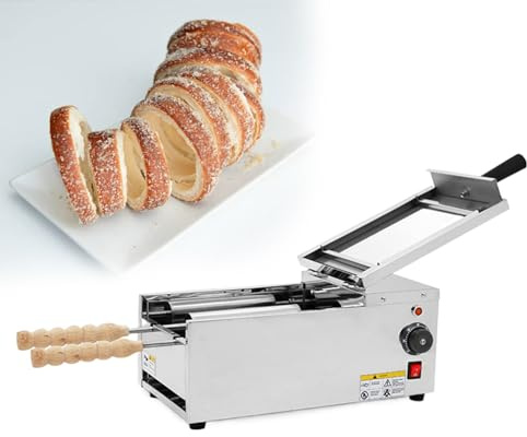 ERSINIAN Máquina húngara para Hacer Cake Pops, Rollos de Chimenea, donas, panecillos, Pan, Helado crujiente, para Pasteles de Chimenea y panecillos.