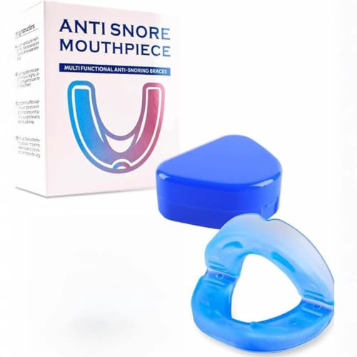 Anti Snoring Mouthpiece,Universal Size, Anti Snoring Devices for Women and Men,Improves Sleep Quality,Easy to use,Includes Storage Case,Soft and Comfortable (1 PC)