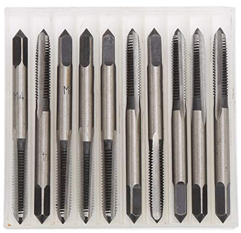 Lot de 10 tarauds Tarauds Métriques Acier Au Carbone Pour Fraiseuse Et Machines M4