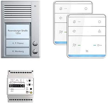 TCS Tür Control Paketlösung PSC2320-0000 2 Tasten AP,Freispr. Türsprech-Set 4035138041201