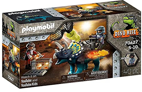PLAYMOBIL Dino Rise 70627 Triceraptos: Randale um die legendären Steine, Ab 5 Jahren