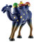 Alessi Trino AGJ01 11 - Figurine Design pour Crèche Trino, en Porcelaine et Décorée à la Main, Multicolore