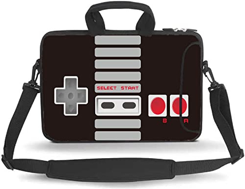 14 15 15.4 15.6 inch Messenger Bag Carrying Case Sleeve with Handle Accessory Pocket Fits 14 to 15-Inch Laptops/Notebook/Ebooks/Kids Tablet/Pad(Games)