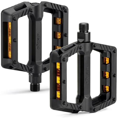 Hycline Bike Pedal,Bicycle Pedal Sets, 9/16'' Non-Slip Aluminum Replacement Pedals for Road/Mountain BMX MTB Bike