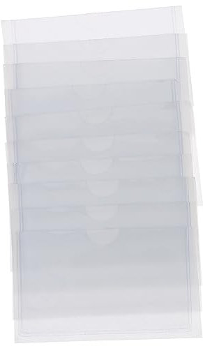 STOBOK 2sets Material Kartenhalter Selbstklebende Karteikartentaschen Vielseitig Praktisch Für Kartenarten 10 Stück * 2