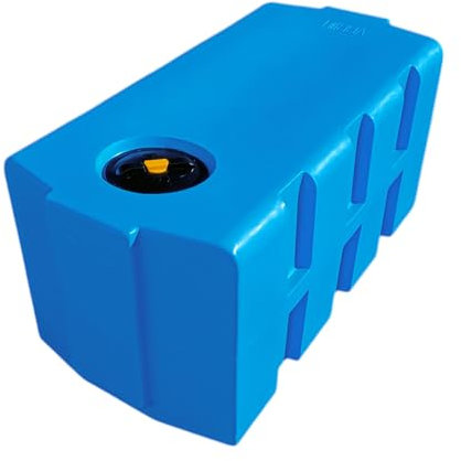 Varile Réservoir d'eau Potable de 350 l, résistant au Transport, adapté à Un Usage Alimentaire, pour Bateau, Camping-Car, remorque (Bleu) (Bleu)