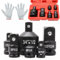 Wkmamo 6 Pcs Jeu de Douilles Adaptateurs, Adaptateurs de Convertisseur de Douilles à Chocs,Adaptateurs pour Clé à Douille Réducteurs, Adaptateur De Douille, Adaptateurs Réducteurs (Boîte rouge)