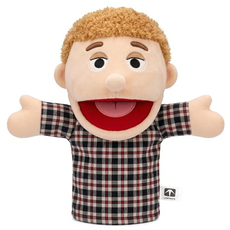 LOMTRATS Títeres de Mano Familiares,Incluye Abuelo,Abuela,Papá,Mamá,Hija,Hijo con Bocas Abiertas móviles, Contar Cuentos,enseñar,Regalos de cumpleaños,1Pcs