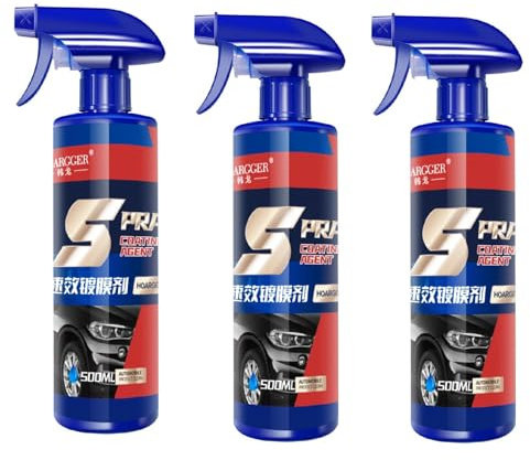 High Protection 3in1 Spray, Autopolitur Kratzer Entferner Auto, Auto Politur, Auto Nano Beschichtungsspray, 3 In1 Hoher Schutz Schnelles Auto-beschichtung Spray, Multi Functional Coating Renewal Agent