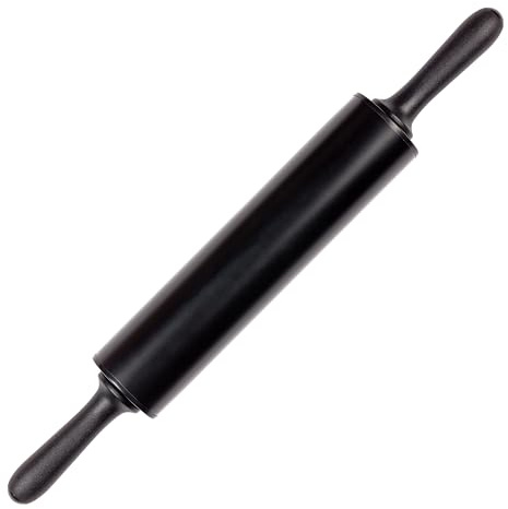 Tala Non-Stick Rolling Pin in Black 46cm x 6cm - Comfortable Handles, Non-Stick Surface, Uses Less Flour