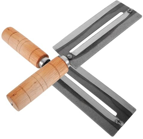 Mikinona Lot De 2 Coupe-canisses Et Éplucheurs D'ananas en Acier Haute Teneur en Carbone Poignée en Bois, Gadget Cuisine Polyvalent pour Fruits Et Légumes, Usage Domestique Et Professionnel