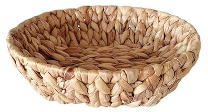 tovagliette, Tovagliette in tessuto ellittico 30 * 18 * 8 cm, tovagliette in giacinto d'acqua naturale, tovagliette in paglia intrecciata for tavolo da pranzo