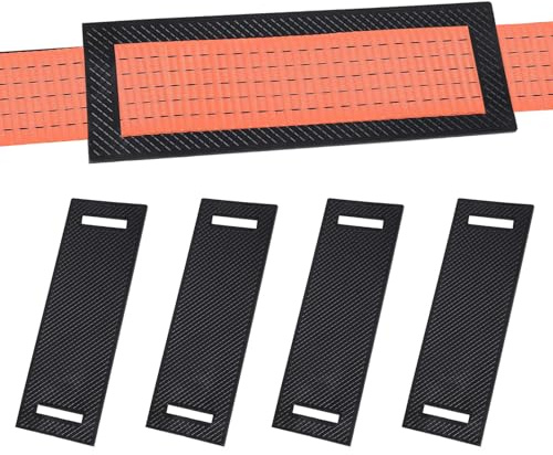 4 Stück Gummi Kantenschoner für Zurrgurte bis 50mm Breite 290 x 100 x 3mm | Kantenschutz Gummi,Kantenschoner Ladungssicherung Setzurrgurte,Gurtschoner Gummistreifen,Kantenschutz Spanngurte LKW
