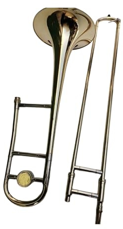 Trombón De Metal Trombón Tenor De Bronce Fosforado En Si Bemol Apto Para Principiantes(3/4)