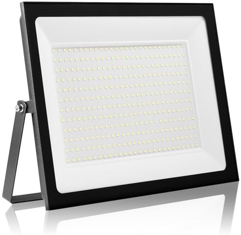 Lightasea 300W LED Strahler Außen,Sicherheits-LED-Spot,IP66 Wasserfest,6500K kaltweiß,30000LM,Flutlicht Außenleuchte,für Lager, Garten, Garage, Hof, Parkplatz