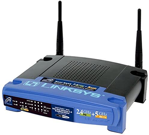 Cisco-Linksys WRT55AG Dual-Band Wireless A+G Access Point + Cable/DSL Router with 4-Port 10/100 Switch
