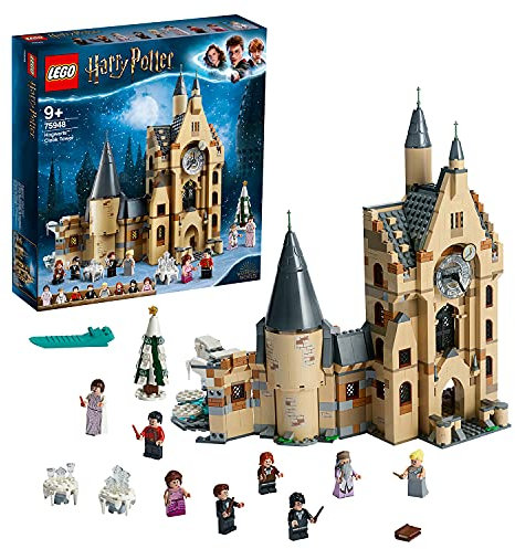LEGO Harry Potter La Torre dell'Orologio di Hogwarts, Castello Giocattolo Compatibile con il Set La Sala Grande e il set Il Platano Picchiatore, 75948