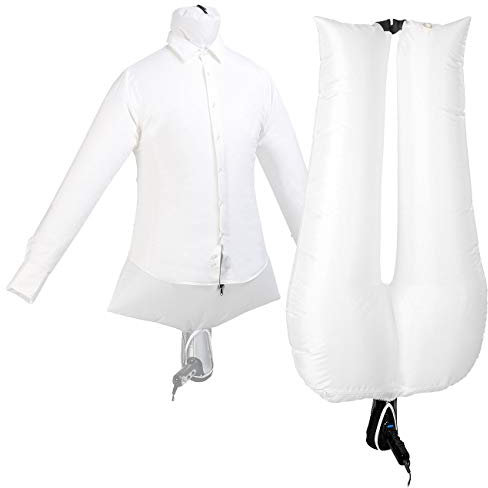 Sichler Haushaltsgeräte Bügel Puppe: Reise-Bügelpuppe & Hosentrockner-Aufsatz für elektrische Haartrockner (Bügelpuppe für Hose, Mobile, Bügelstation)