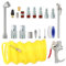 Fippy 20PCS Air Compressor Accessory Kit, Air Compressor Tool includes Recoil Air Hose, Air Duster Blow Gun and Nozzles, Air Compressor Fitting