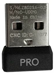 Receptor USB de ratón inalámbrico Compatible con Logitech G Pro, Adaptador Receptor de dongle de ratón para PC portátil