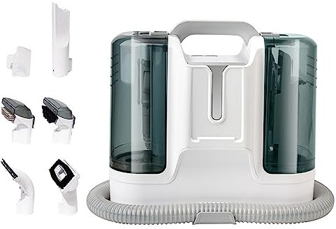 EEYZD Portable Carpet Cleaner Machine, Corded Lightweight Handheld Deep Cleaner Machine for Pet Stains, Sofa, Rug, Mattress, Car Seat And Curtain