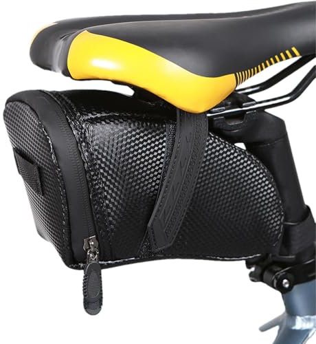 Alforja para sillín de bicicleta, bolsa para sillín de bicicleta, accesorios para bicicleta, bolsa rígida para el asiento de bicicleta, bolsa para cuadro de bicicleta, accesorios para bicicleta de