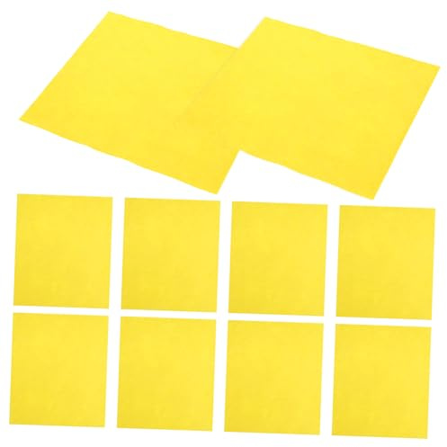 ULTECHNOVO Paños De Cocina Absorbentes De Fibra De, Toallas Antiadherentes para Aceite, Set De 10 Unidades Amarillas, Multiusos para Limpieza De, Encimeras y Electrodomésticos