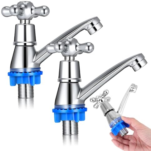 Angoily Grifo De Agua Fría y Caliente Individual Para Lavabo Diseño Moderno Control De Agua Fría y Caliente Grifo De Lavabo Hogar