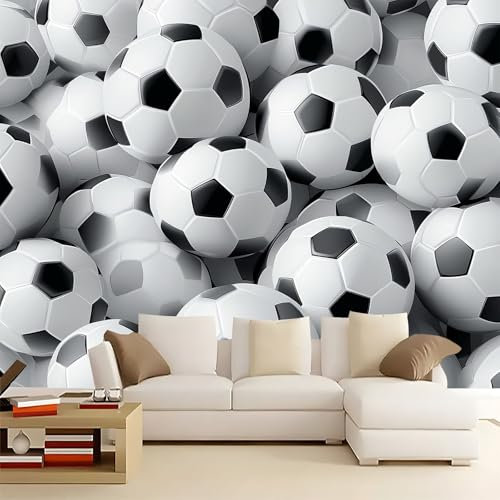 Fotomurales infantiles Pintura deportiva de fútbol americano Fotomurales 3D Tv Fondo Pared Moderno Dormitorio Murales Decorativos 350 x 256 cm