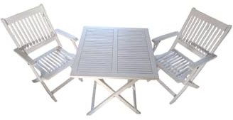 Sedex Linus 3-teilig Gartenmöbel-Set Weiß