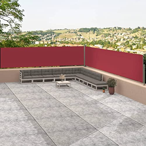 Tenda da sole a scomparsa, 117 x 1200 cm, per esterni, giardino, patio, balcone, ristorante e cortile, protezione UV e