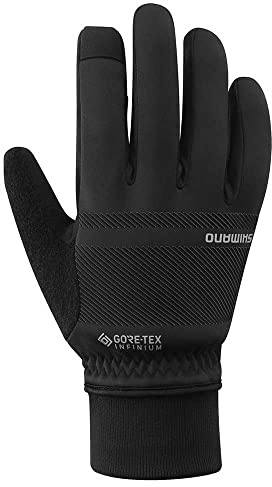SHIMANO INFINIUM™ Primaloft® Unisex Handschuhe, Schwarz, Größe S