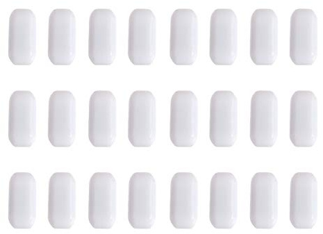 iplusmile 25 Stück Magnetrührstäbe Ptfe-Beschichtet Für Laboranwendungen - Effizientes Mischen in Biologischen Und Chemischen Experimenten