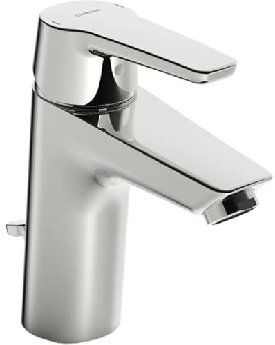 Hansa HANSAPOLO Eco Waschtisch-Einhebelmischer, 3,4 l/min, mit Ablaufgarnitur, Ausladung 110mm, 51502293