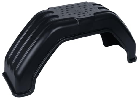 SIEROSŁAWSKI GROUP Parafango singolo da 13 a 14 pollici in PVC per rimorchio auto 710 x 200 mm passaruota piatto per un'eccellente protezione contro fango e sassi duri